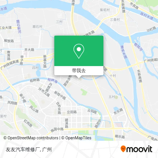 友友汽车维修厂地图