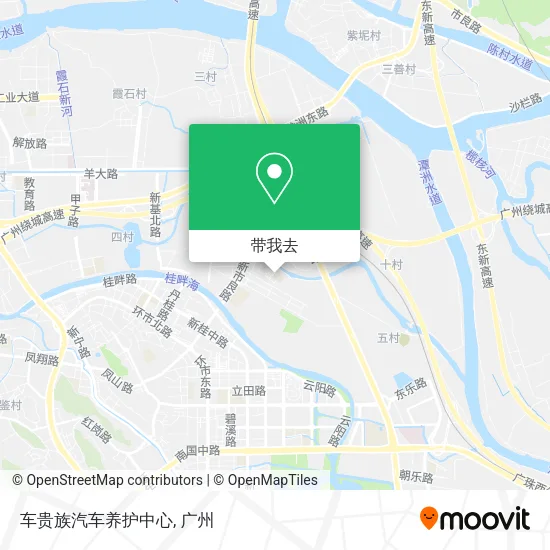 车贵族汽车养护中心地图