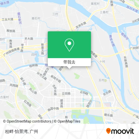 桂畔·怡景湾地图