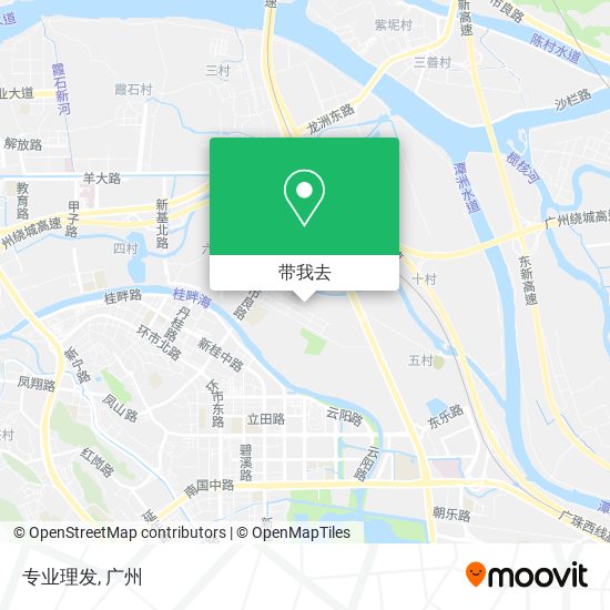 专业理发地图
