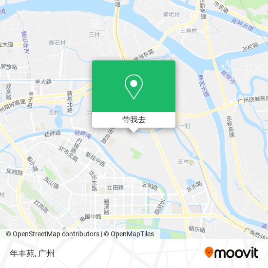年丰苑地图