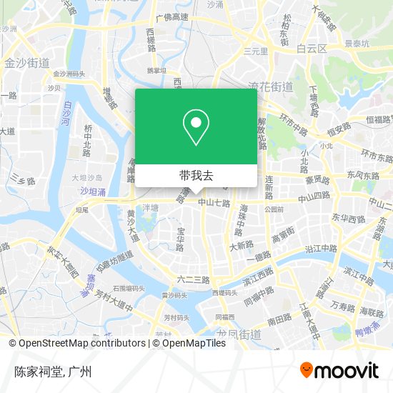 陈家祠堂地图