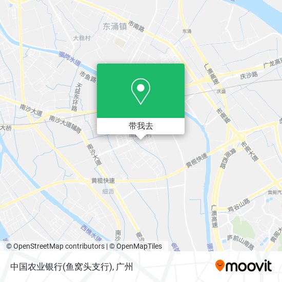 中国农业银行(鱼窝头支行)地图