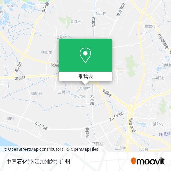 中国石化(南江加油站)地图