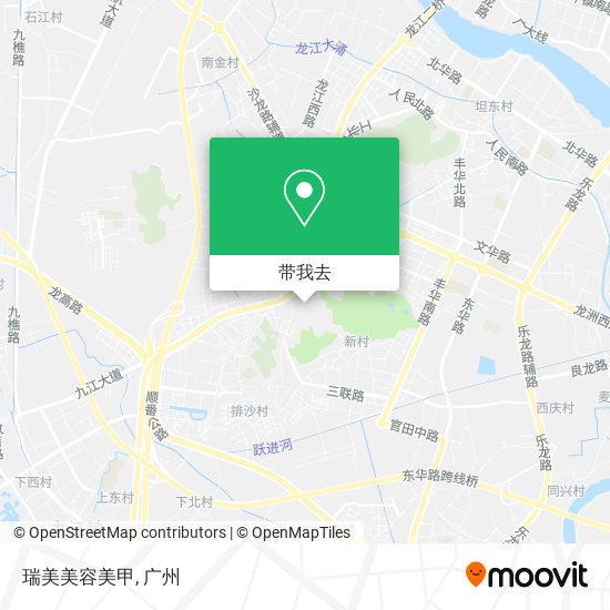 瑞美美容美甲地图