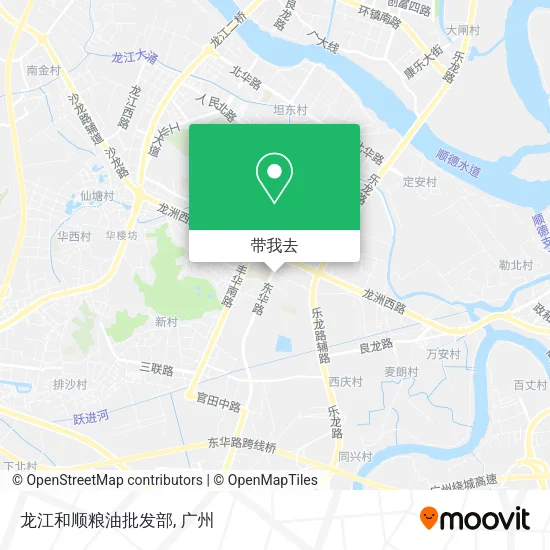 龙江和顺粮油批发部地图