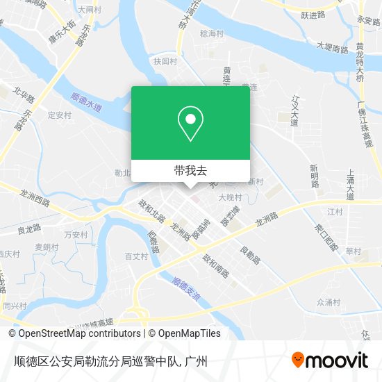 顺德区公安局勒流分局巡警中队地图