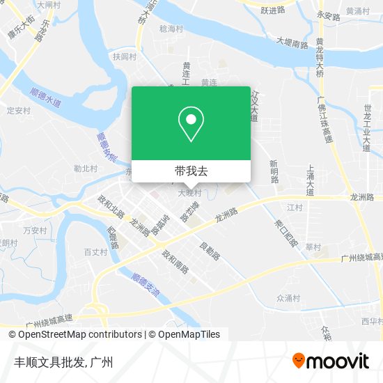 丰顺文具批发地图