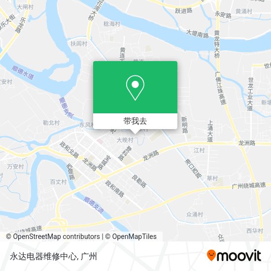 永达电器维修中心地图