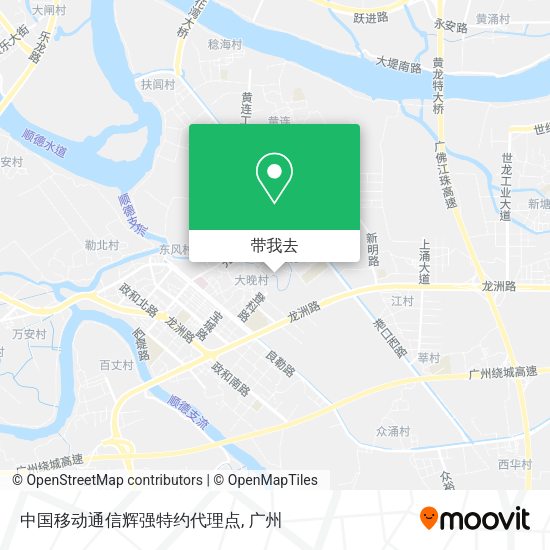 中国移动通信辉强特约代理点地图