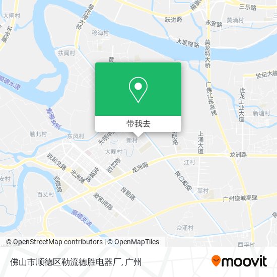 佛山市顺德区勒流德胜电器厂地图
