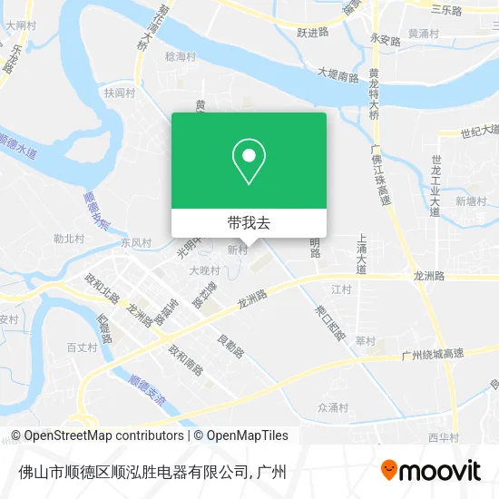 佛山市顺德区顺泓胜电器有限公司地图