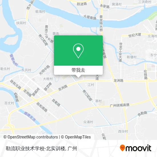 勒流职业技术学校-北实训楼地图