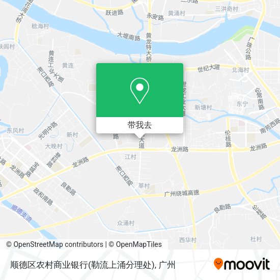 顺德区农村商业银行(勒流上涌分理处)地图
