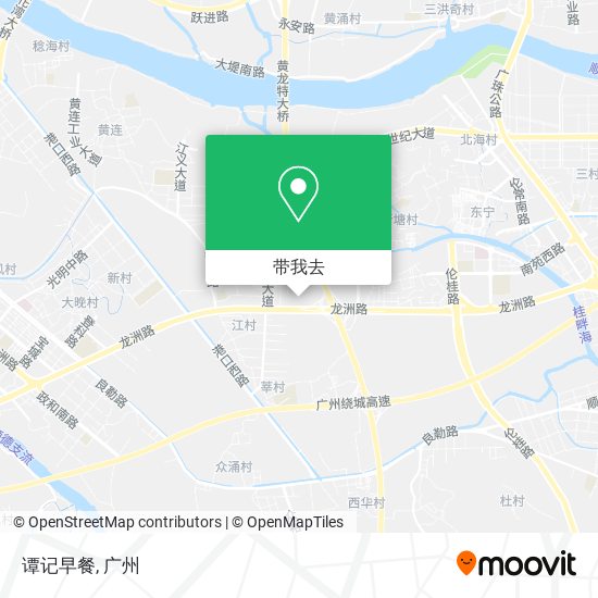 谭记早餐地图