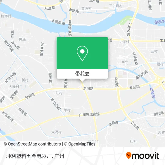 坤利塑料五金电器厂地图