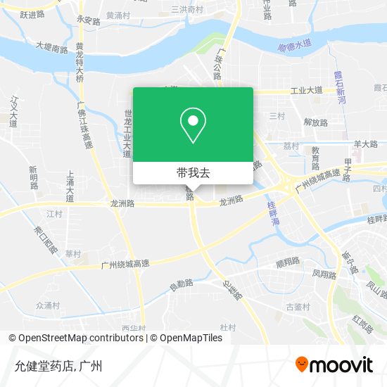 允健堂药店地图