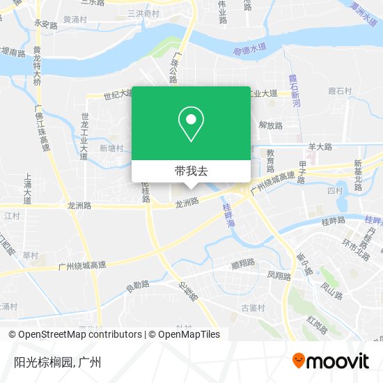 阳光棕榈园地图