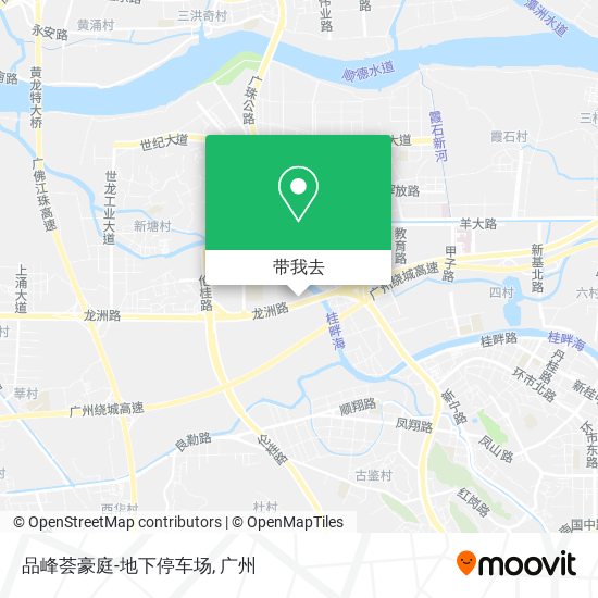 品峰荟豪庭-地下停车场地图