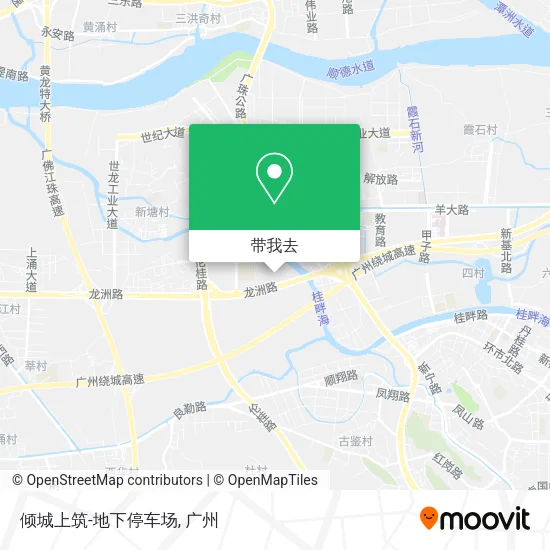 倾城上筑-地下停车场地图
