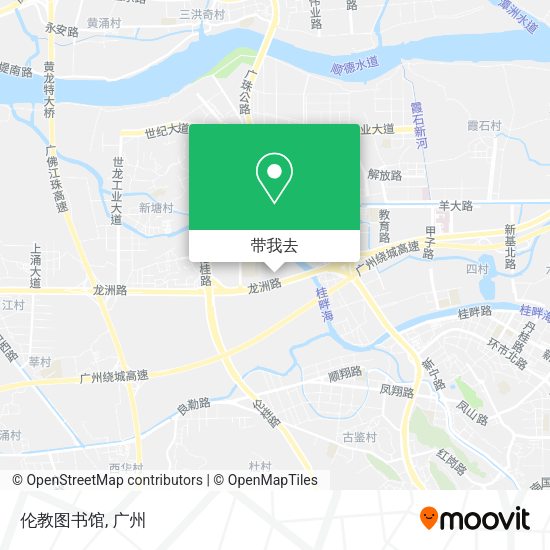 伦教图书馆地图