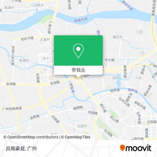 昌顺豪庭地图
