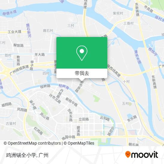 鸡洲锡全小学地图