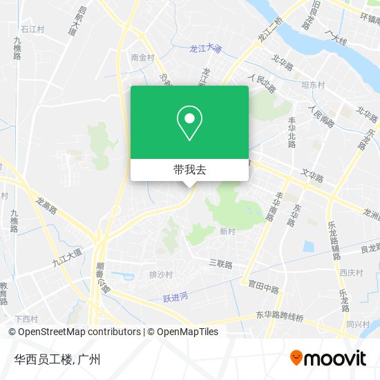 华西员工楼地图