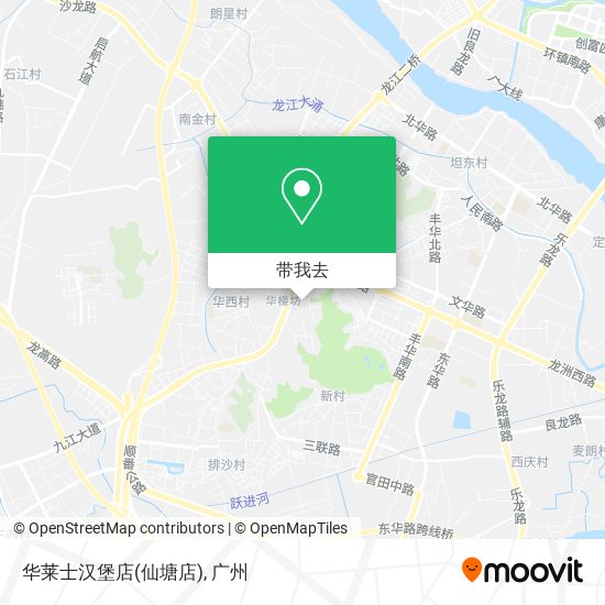 华莱士汉堡店(仙塘店)地图