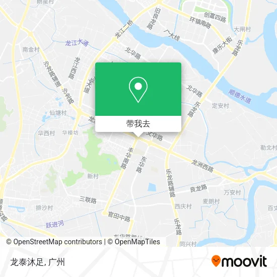 龙泰沐足地图