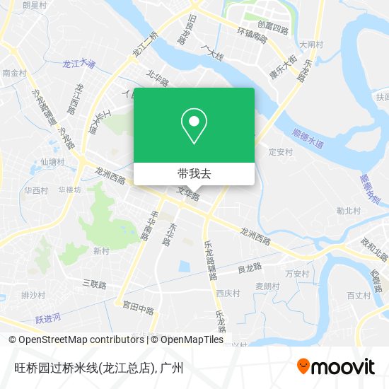 旺桥园过桥米线(龙江总店)地图