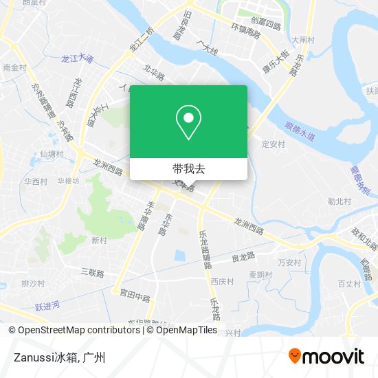 Zanussi冰箱地图
