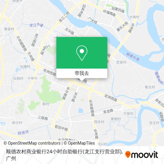 顺德农村商业银行24小时自助银行(龙江支行营业部)地图