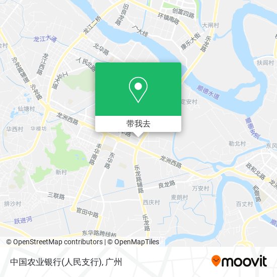 中国农业银行(人民支行)地图