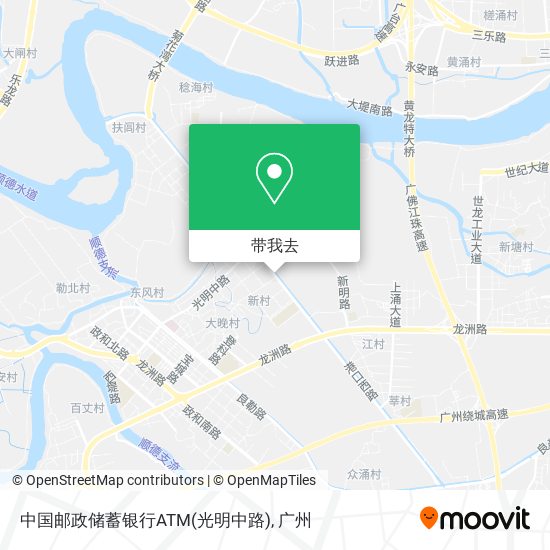 中国邮政储蓄银行ATM(光明中路)地图