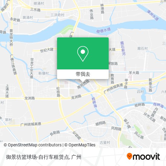 御景坊篮球场-自行车租赁点地图