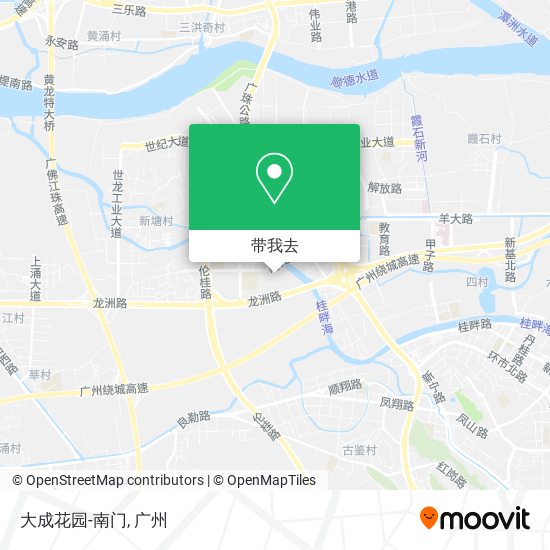 大成花园-南门地图