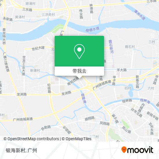 银海新村地图