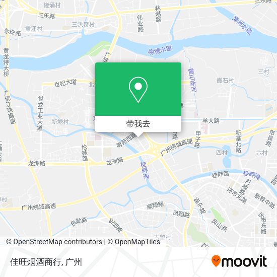 佳旺烟酒商行地图
