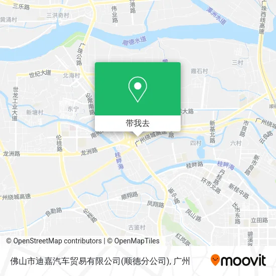 佛山市迪嘉汽车贸易有限公司(顺德分公司)地图