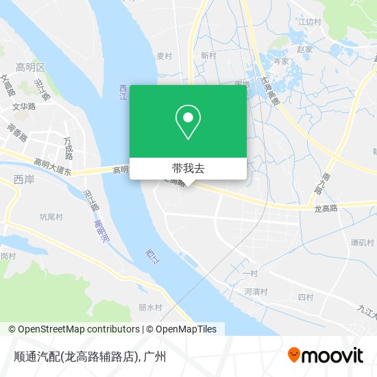 顺通汽配(龙高路辅路店)地图