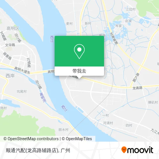 顺通汽配(龙高路辅路店)地图