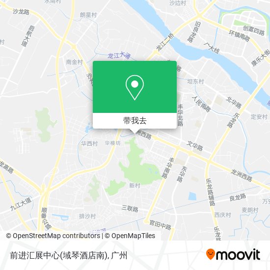 前进汇展中心(域琴酒店南)地图