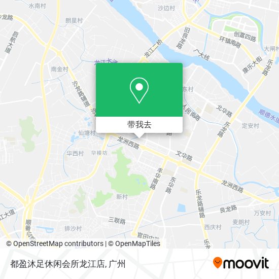 都盈沐足休闲会所龙江店地图