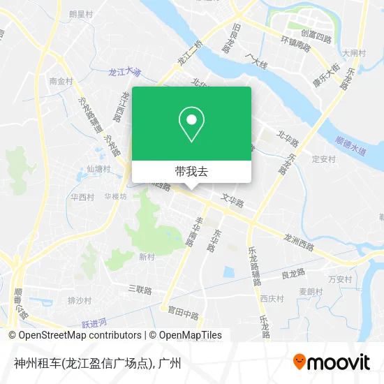 神州租车(龙江盈信广场点)地图