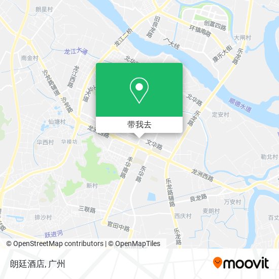 朗廷酒店地图