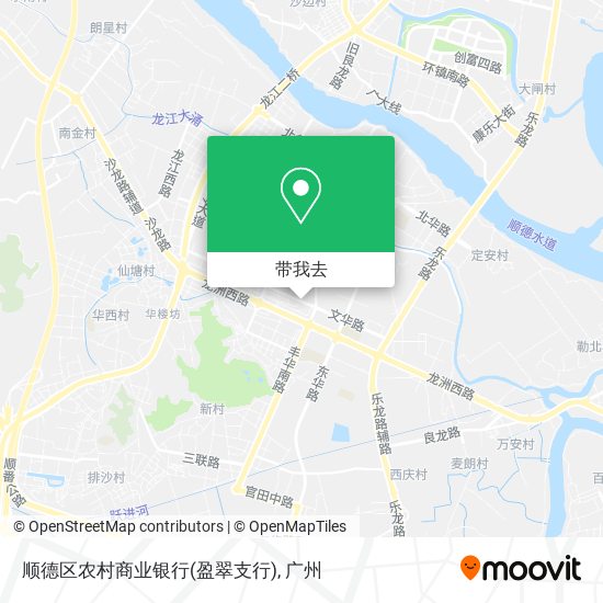 顺德区农村商业银行(盈翠支行)地图