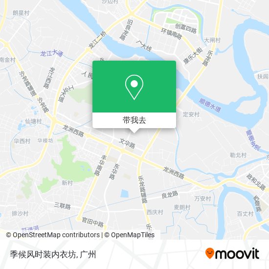 季候风时装内衣坊地图