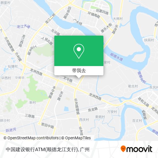中国建设银行ATM(顺德龙江支行)地图