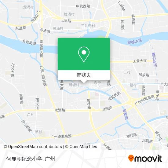 何显朝纪念小学地图